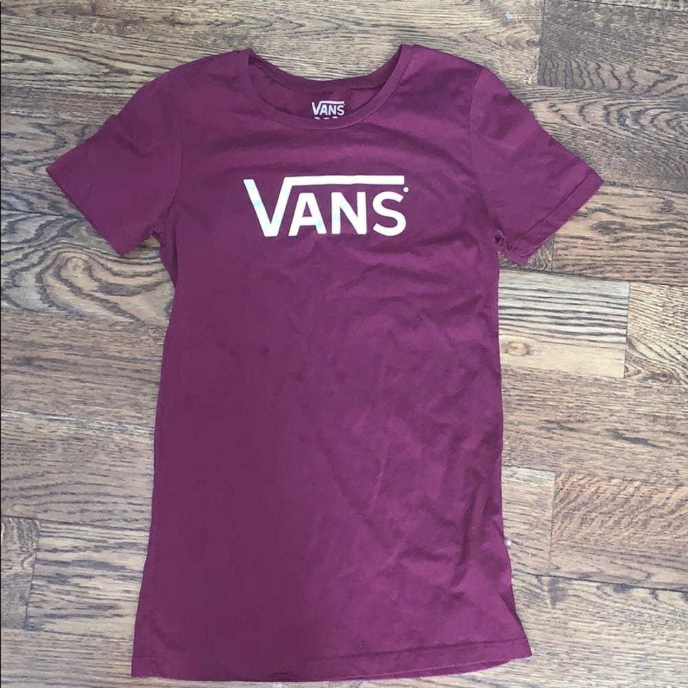 Vans Burgundy T-Shirt (M)